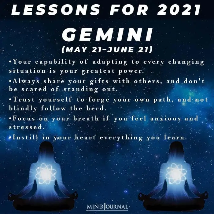 Lessons Are Store In 2021 Zodiac Sign gemini
