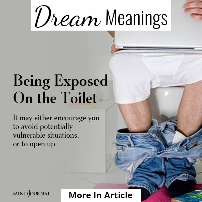 Mysterious Dreams Meanings Being Exposed Toilet