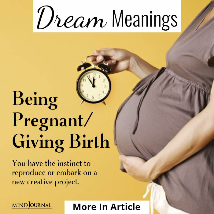 Mysterious Dreams Meanings Being Pregnant Giving Birth