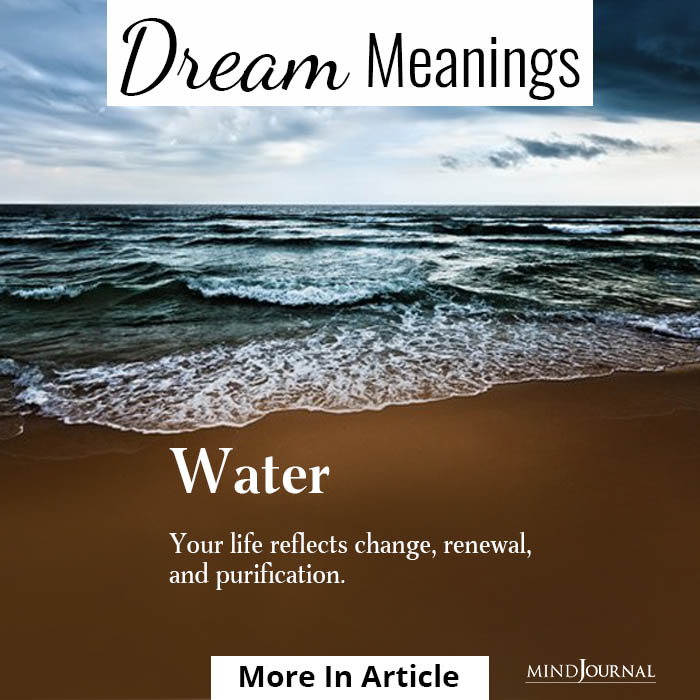 Mysterious Dreams Meanings Water