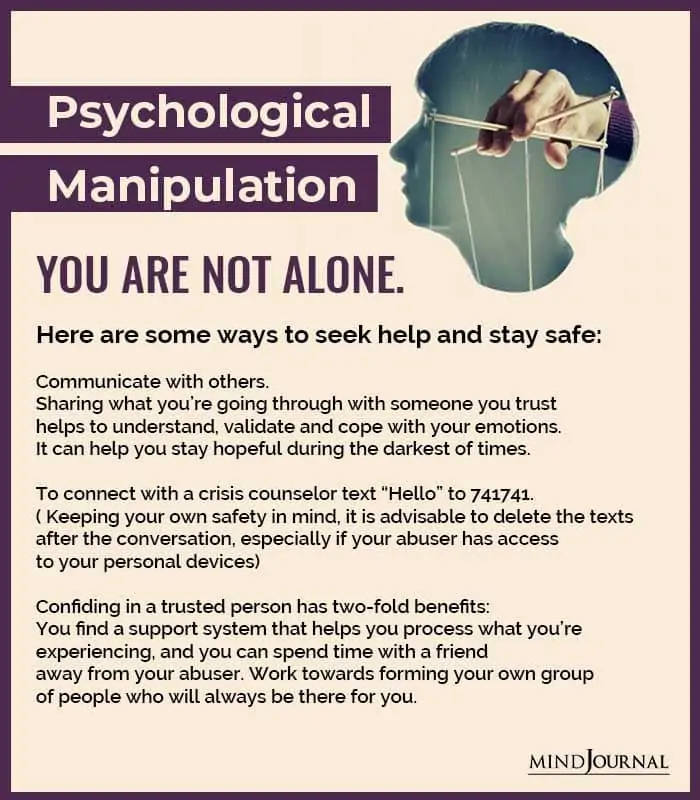 Psychological Manipulation help