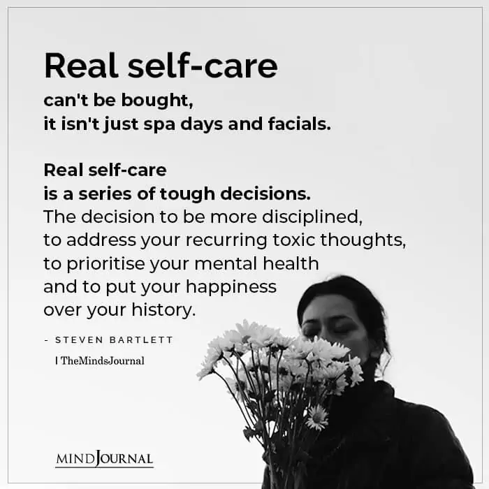 Real Self care Cant Be Bought It Isnt Just Spa Days And Facials
