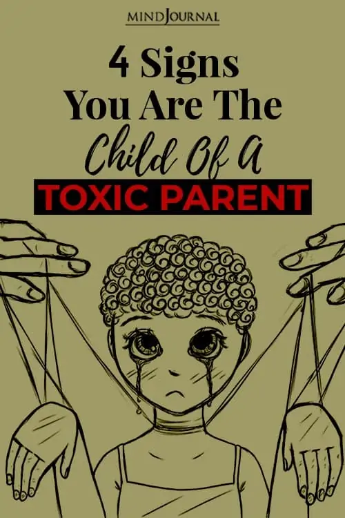 Signs Child Of Toxic Parent pin