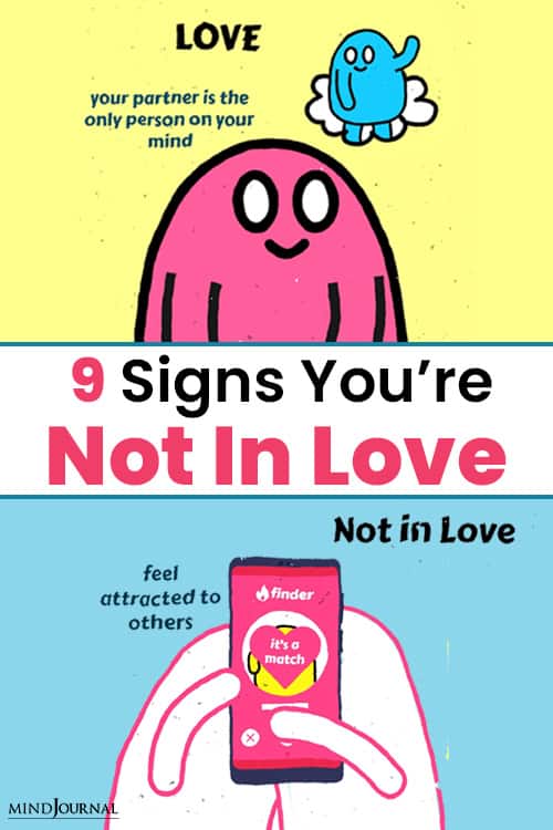 Signs Not In Love pin