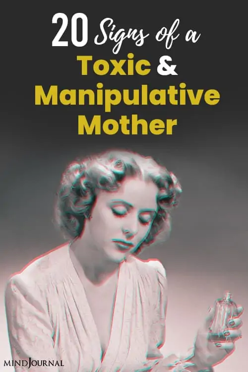 Signs Toxic Manipulative Mother pin