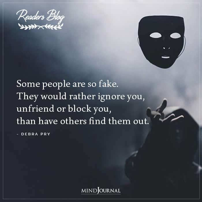 Some People Are So Fake