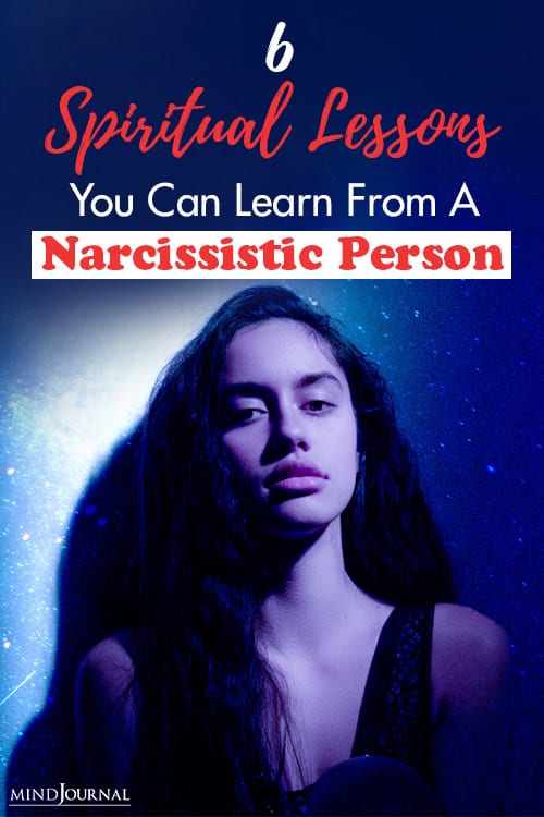 Spiritual Lessons Learn Narcissistic Person pin