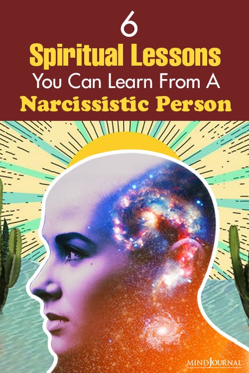 Spiritual Lessons Narcissistic Person pin