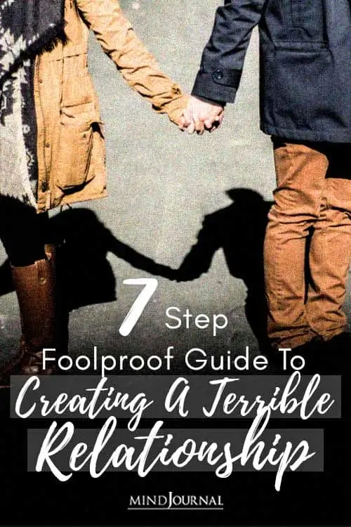 Step Foolproof Guide Creating Terrible Relationship Pin