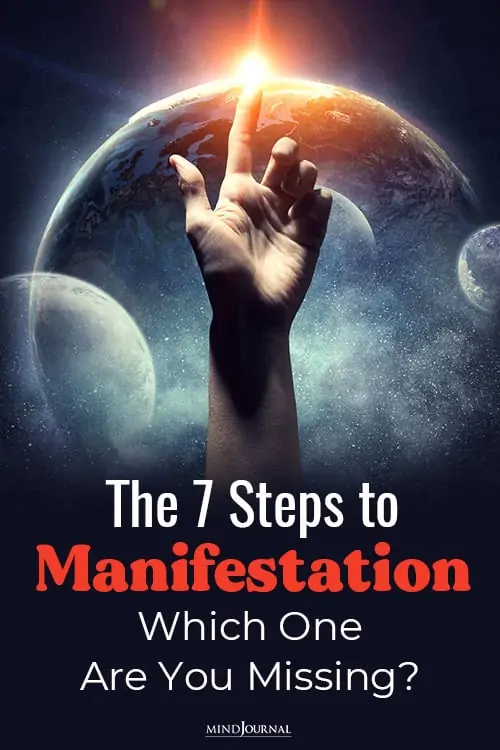 Steps to Manifestation pin