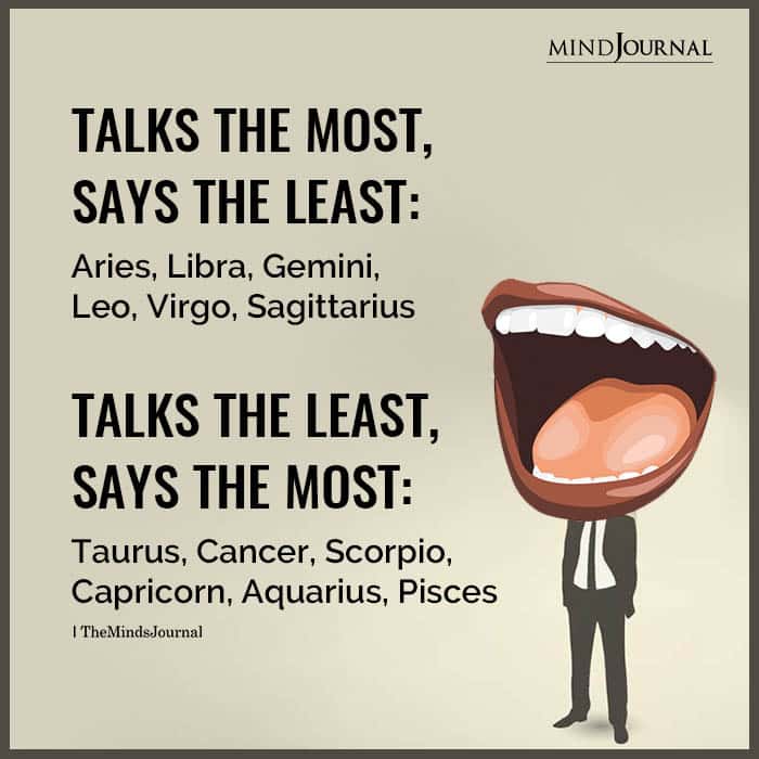 Talks the Most, Says the Least Vs Talks the Least, Says the Most