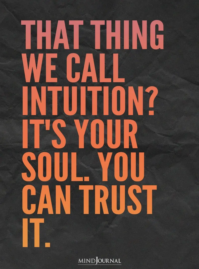 That thing we call intuition