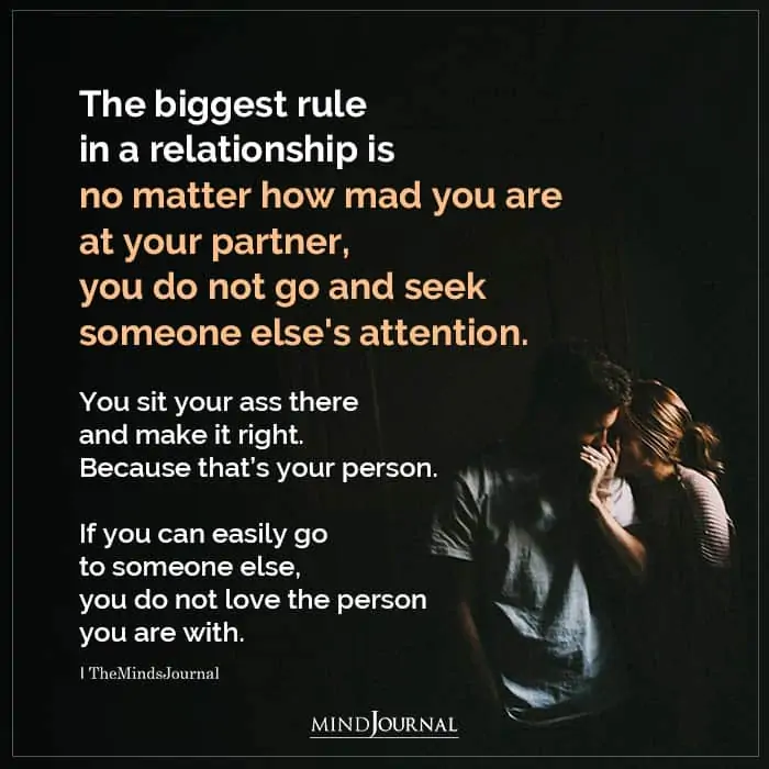 The Biggest Rule In A Relationship