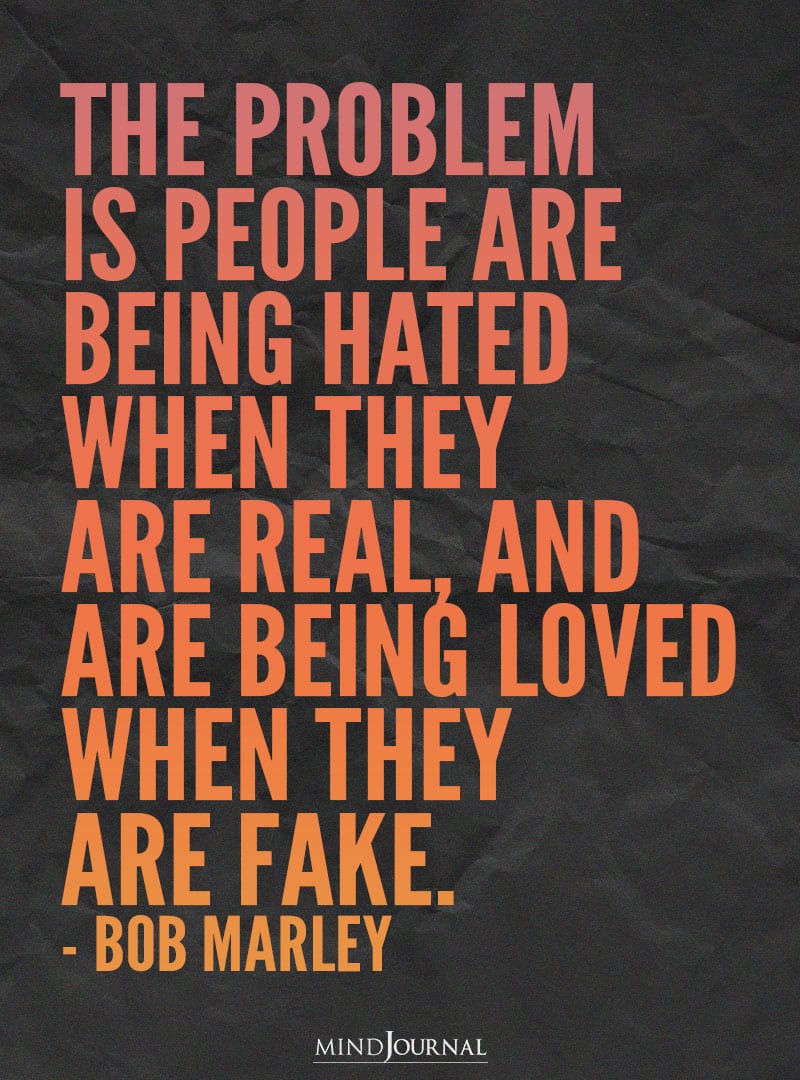 The problem is people are being hated.