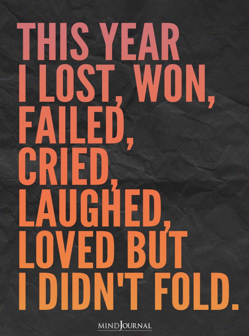 This Year I Lost, Won, Failed, Cried, Laughed, Loved