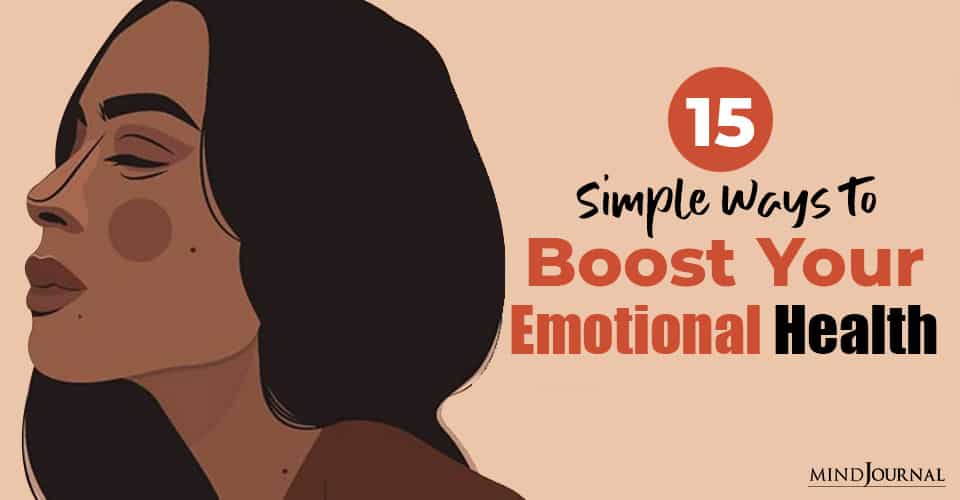 Ways Boost Emotional Health