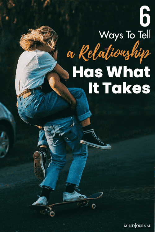 Ways Tell Relationship Has What It Takes Pin