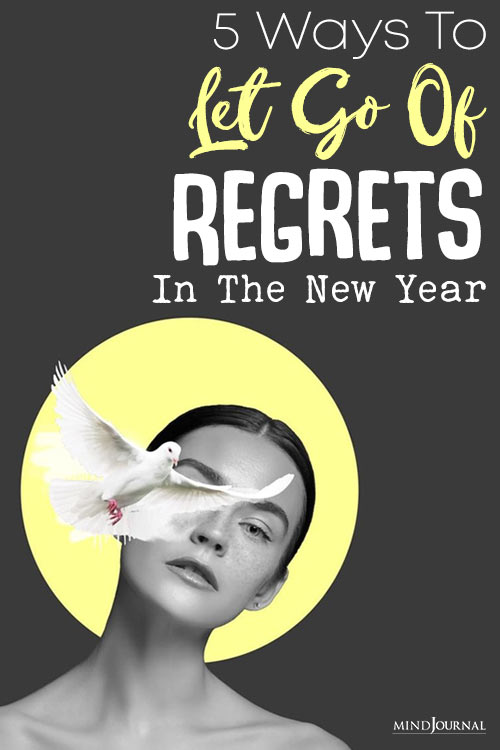 Ways To Let Go Regrets In New Year pin