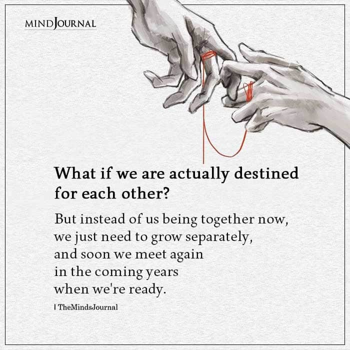 What If We Are Actually Destined For Each Other