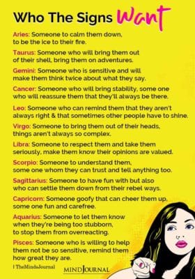 Who The Signs Want
