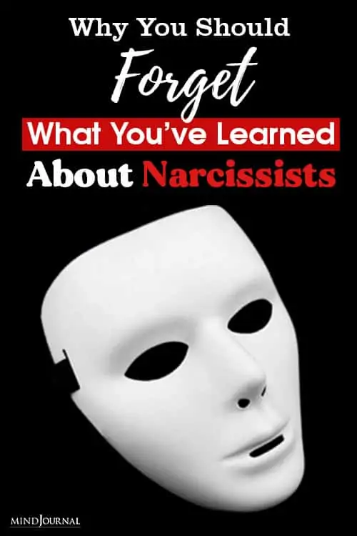 Why Should Forget What Have Learned About Narcissists Pin