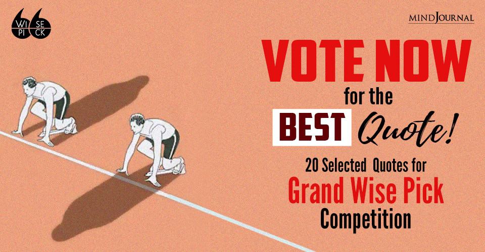 VOTE HERE: Grand Wisepick Competition Top 20 Entries