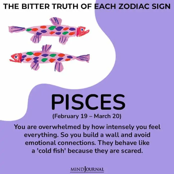 bitter truth zodiac sign pisces