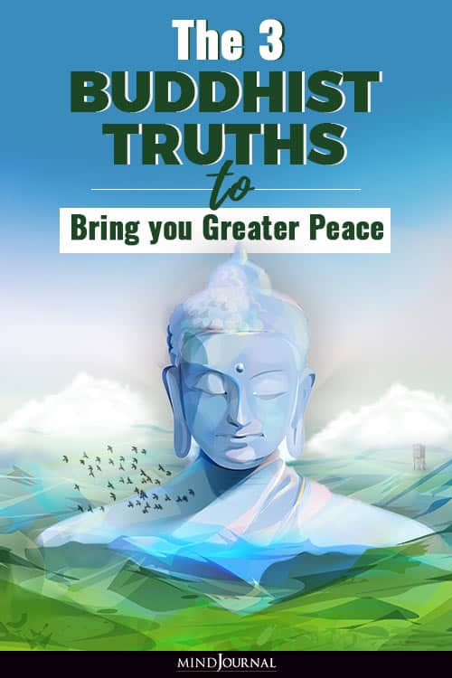 buddhist truth pin