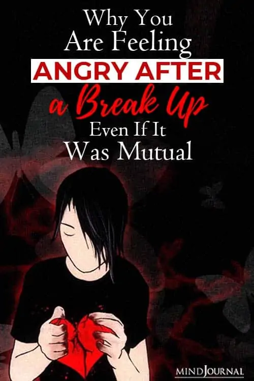 feeling angry after break up mutual pin