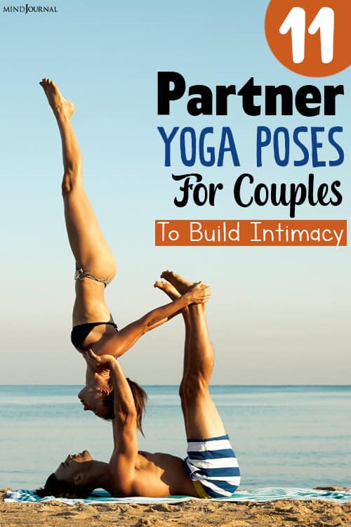 partner yoga poses for couples to build intimacy pin