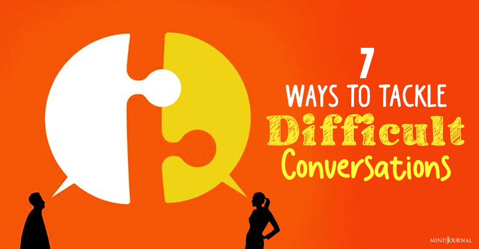 ways to tackle difficult conversations