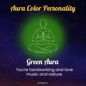 greenish blue aura meaning