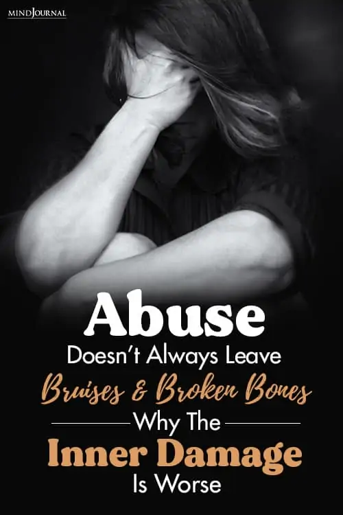 Abuse Leave Bruises Broken Bones pin
