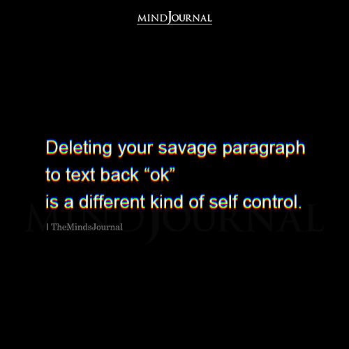 Deleting Your Savage Paragraph To Text Back Ok
