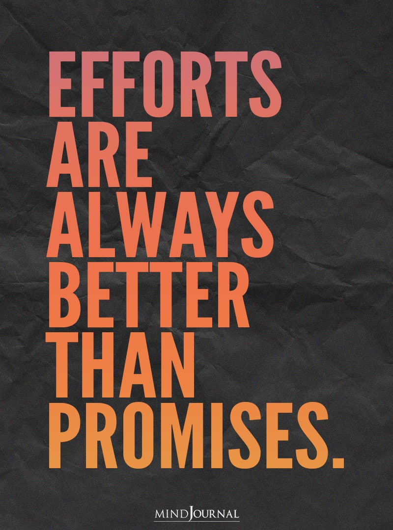 Efforts Are Always Better.
