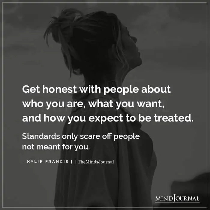 Get Honest With People About Who You Are What You Want