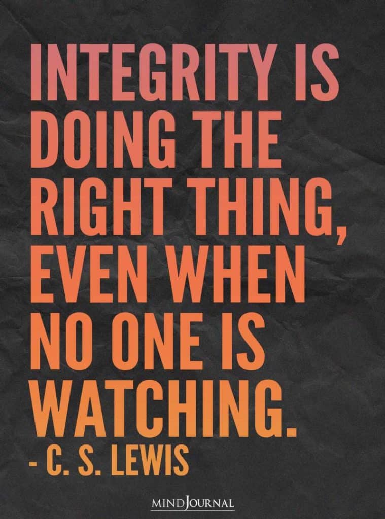 10 Things People With Integrity Do Differently
