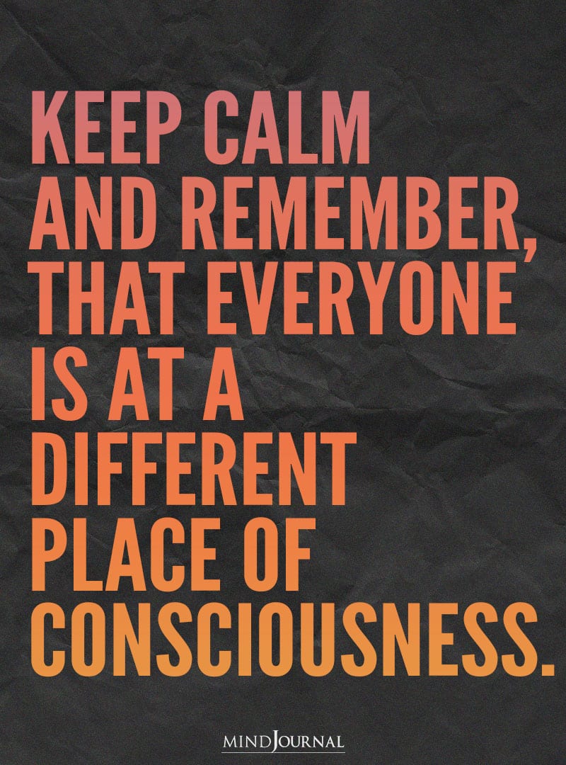 Keep calm and remember.