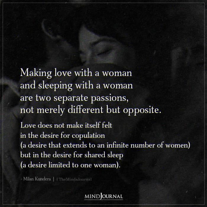 Making Love With A Woman