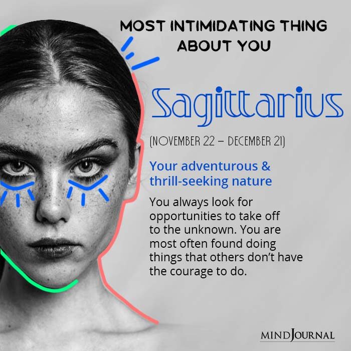 Most Intimidating Thing About Each Zodiac Sign sagittarius