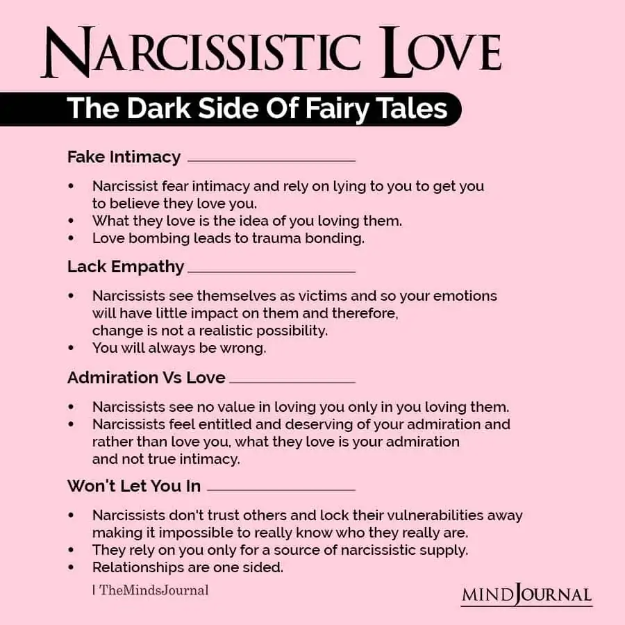 Narcissistic Love: The Dark Side Of Fairy Tales