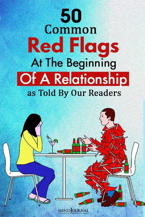 Red Flags Relationship as Readers pin