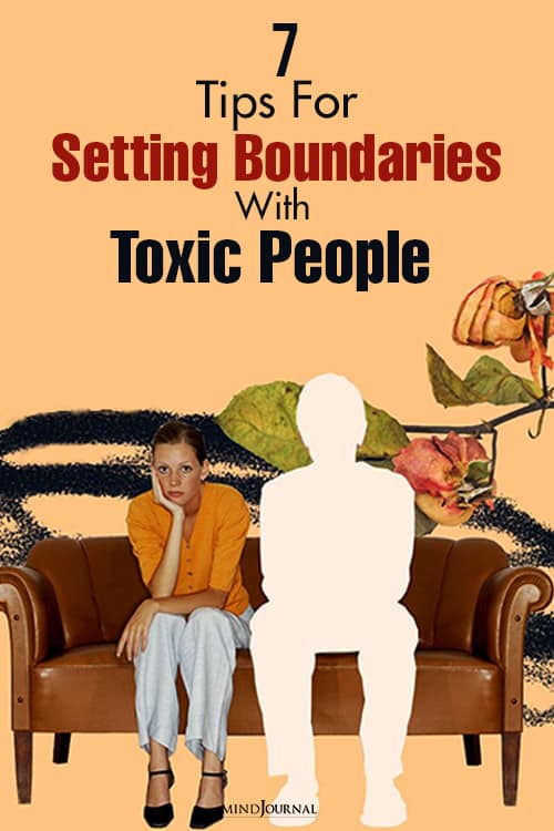 Setting Boundaries Toxic People pin