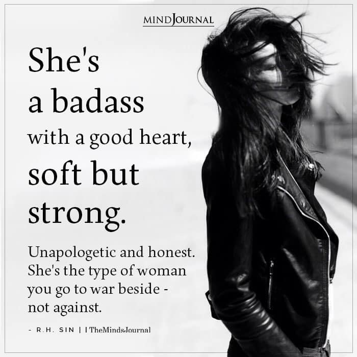 Shes A Badass With A Good Heart