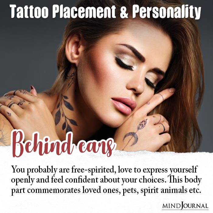 tattoo placement meaning - behind ears