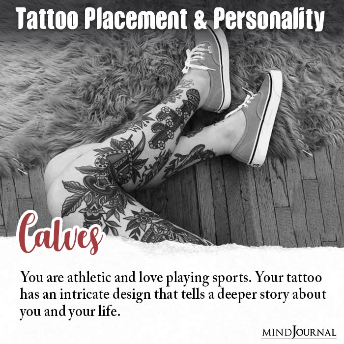 tattoo placement meaning - calves