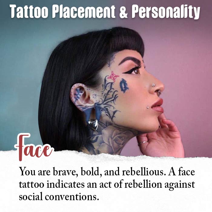 Tattoo Placement Says About Personality face