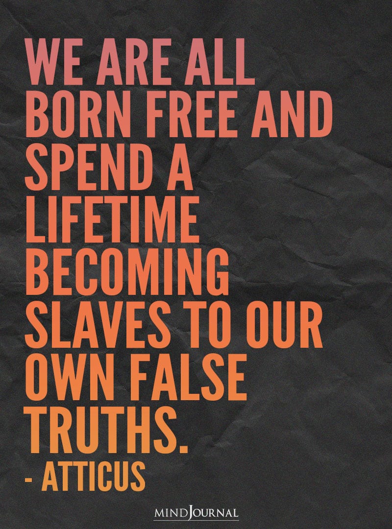 We are all born free.