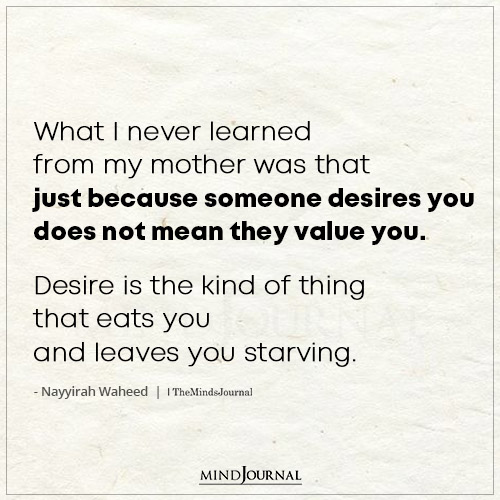 What I Never Learned From My Mother