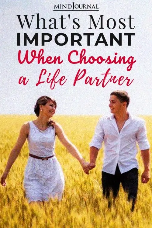what's most important when choosing a life partner pin